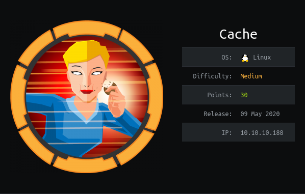 Cache HackTheBox Machine
