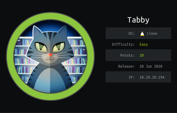 Tabby HackTheBox Machine